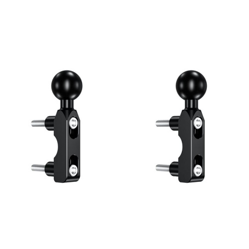 2X   Adapter Motorcycle Handlebar Brake Clutch Control Mount 25mm Ballhead Base