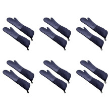 6 Par de Guantes de Horno de Silicona Profesionales Guantes para Hornear Guantes Resistentes Al Calor Hasta el Codo