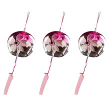 3X Japanese Handmade Glass Painting and Wind Chimes Door Decoration Gift for Girls Style 5