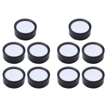 10X Round Surface Mounted Led Downlight Ceiling Lamps Spot Light 220V Ceiling Lamps 4000K 5W Black Shell