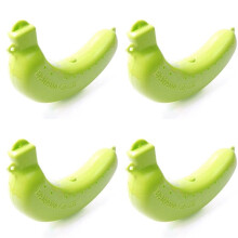 4X Custodia per Banane Protettiva per Frutta, Custodia per Banane, Custodia per Pranzo, Custodia per Banane, Utensili da Cucina nel Plastica