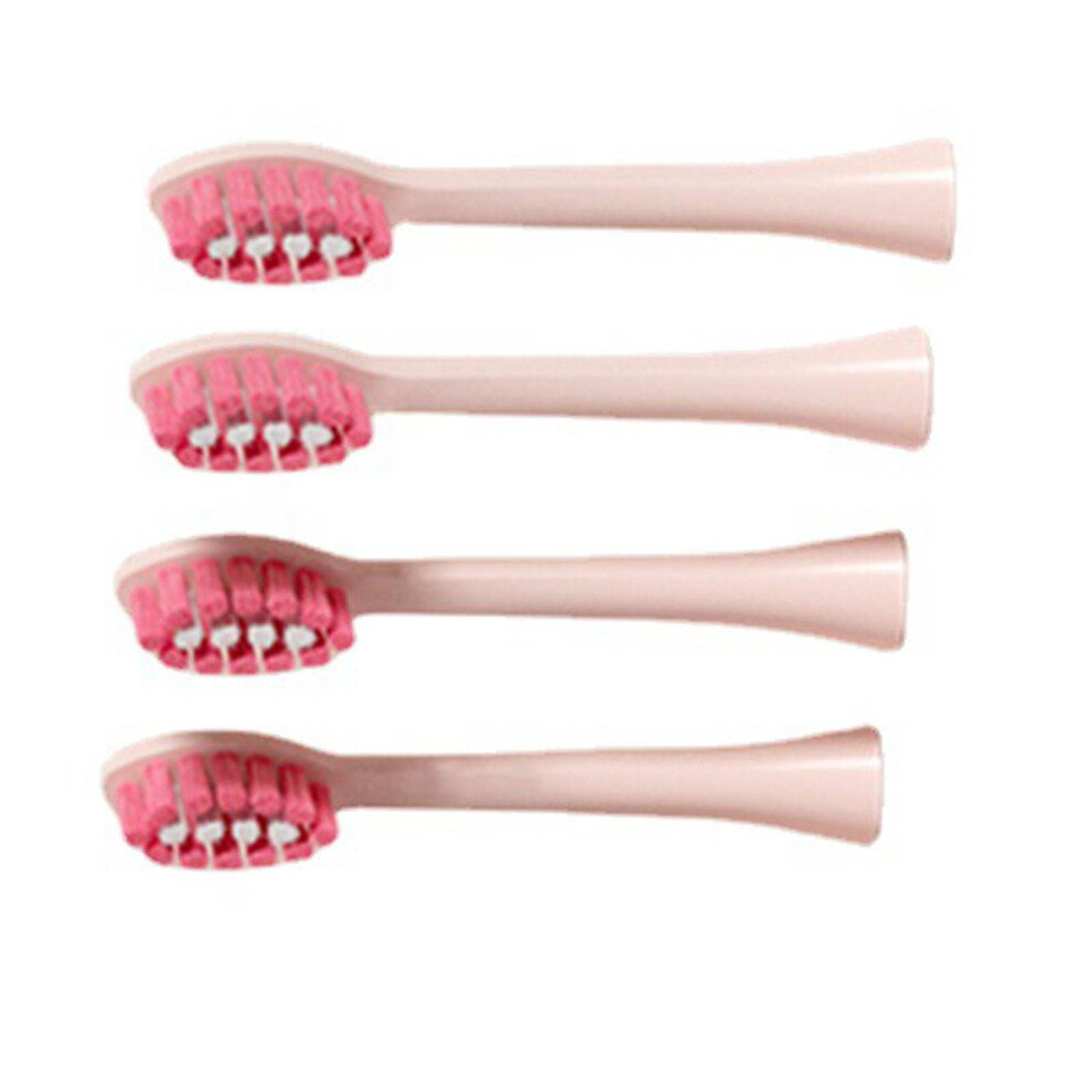 Pink Electric Toothbrush Replacement Heads For Y1 With Soft Comfort Bristles And Quick Snapon Design