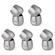 Stainless Steel Espresso Cups 10Pcs, 150Ml Double Wall Insulated Unbreakable Tumbler Small Cup for Outdoor Picnics Party