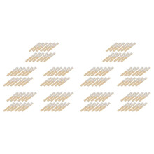 120 Pack Hand Held Fans White Paper Fan Bamboo Folding Fans Handheld Folded Fan for Church Wedding Gift, Party Favors