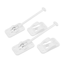 2 Sets Heavy Duty RV Door Latch and Trailer Door Holder, Durable Construction, Easy Installation
