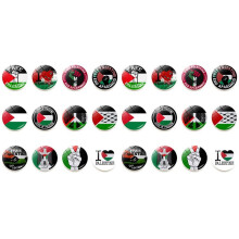 24PCS Palestine Flag Badges Friendship Lapel Pin, Palestinian Pin, Palestine Flag Pin,for Men Women Brooch