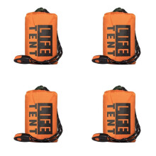4X Insulated Emergency Tent 2 Person Waterproof Emergency Life Saving Insulated Includes Life Whistle Ripstop Tent