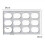 4X Dacquoise Kakform Akryl Kakform Makaron Dessert Bakery Japan DIY Baking Tool 6