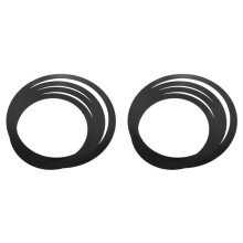 8Pcs Percussão Silent Off Pads Drum Kit Mute Practice Snare Pad Dampeners Accessories