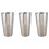 3X Stainless Steel Mixer Shake Beverage per Flair Bartender Cocktail Shaker, Argento 1