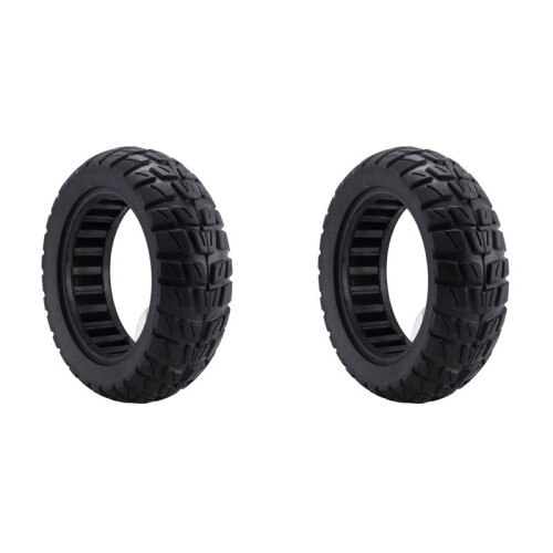 2pcs 10 Inch 10X2.70-6.5 Solid Tire Universal Tyre Electric Scooter Rubber Replacement
