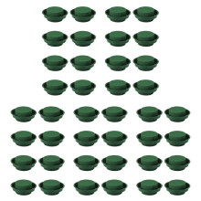 40PCS Wedding Aisle DIY Flower Arrangement Absorb Water Home Garden Green Floral Foam Keep Fresh Brick Block Round