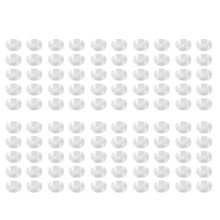 100 Pcs Small Round Transparent Plastic Coin Capsules Box 22mm