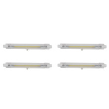 4X Dimmbare R7S Led Cob 10W 118Mm Led Glueh Birnen Ersetzen Halogen Lampe Kuehl Weisses Licht 220V