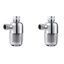 2X Huishoudelijke Roestvrijstalen Zuiveraar Directe Drinkkraan Schoon Drinken Zuivering Waterfilter Wassen