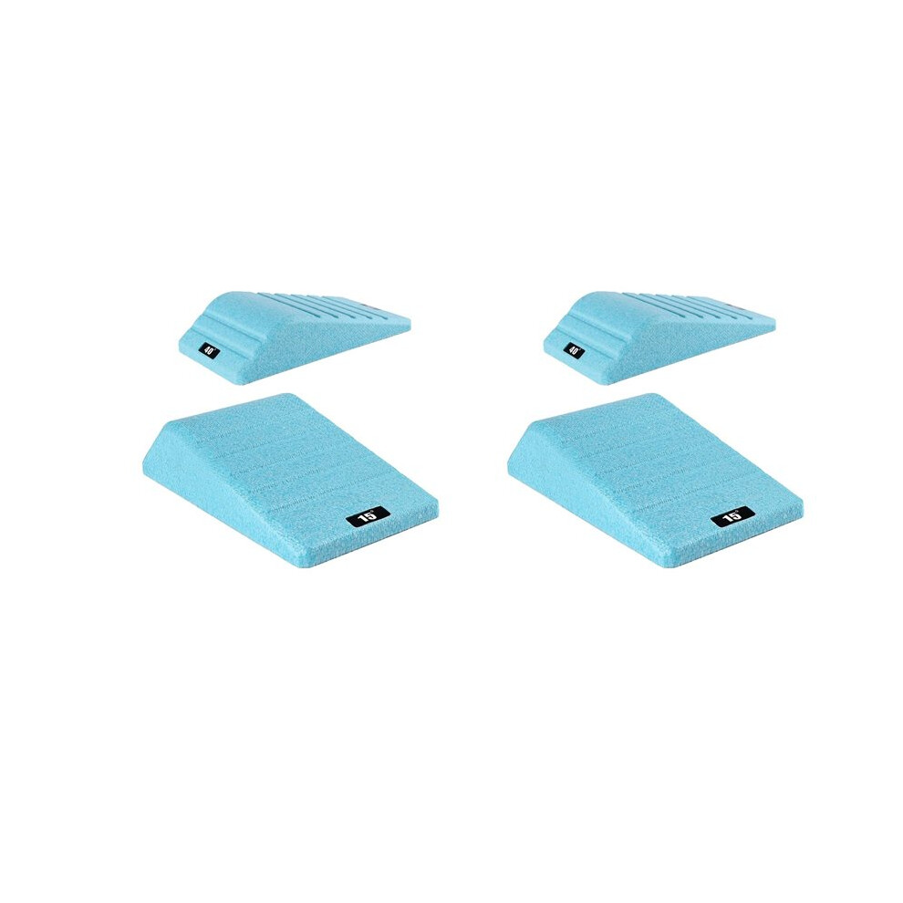 4Pc Squat Wedge Block Non Slip Professional Ramp Slant Board For Squats Calf Raise Block Yoga Wedge Equipment Light 6031462943899