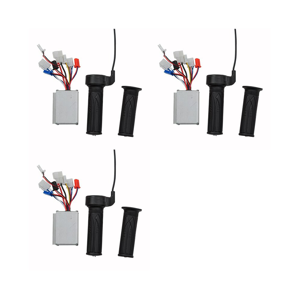3X Electric Bike Scooter Accessories Motor Brushed Controller & Throttle Twist Grip 24V 250W 6032062005697