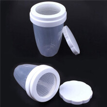 4 StüCk Puder Zucker Streuer Mehl Streuer mit Deckel für Kakao Streuer Zimt Pulver Mehl GewüRz Kuchen Backen Mehl Sieb Werkzeug