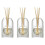 3X Storage Containers Diffuser Bottles Aromatherapy Diffuser Bottle Modern Diffuser Glass Bottle,A 1