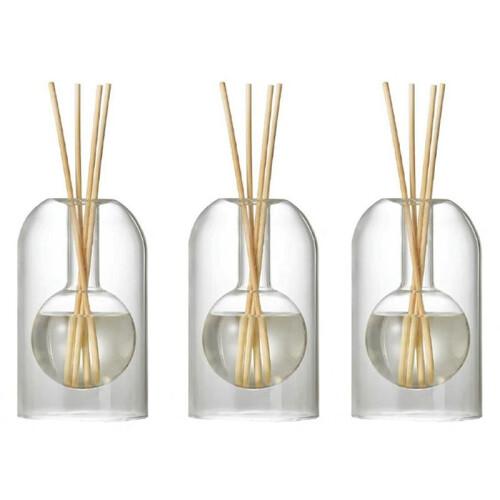 3X Storage Containers Diffuser Bottles Aromatherapy Diffuser Bottle Modern Diffuser Glass Bottle,A