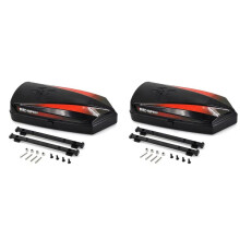 2X Metalen Dakkofferbagage met Bevestigingsrail voor -4 TRX6 Axial SCX10 III 90046 AXI03007 1/10 RC Crawler-Onderdelen