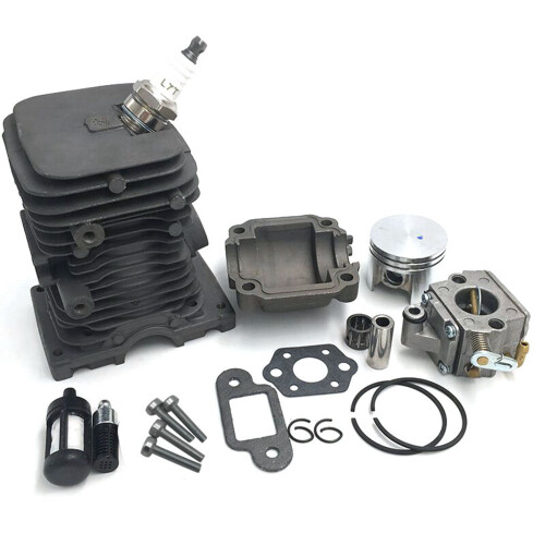 38mm Engine Motor Cylinder Piston Crankshaft for  MS170 MS180 018 Chainsaw 2SET 2
