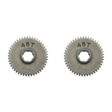 2X Engranaje de Transmisión Principal de Metal 46T para SCY 16101 16102 16103 16201 Pro 1/16 Piezas de Mejora de Coche RC Sin Escobillas Accesorios