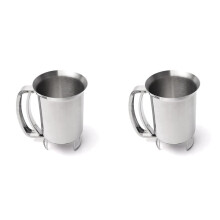 2X Handheld Stainless Steel Batter Dispenser Cake Cupcake Dough Dispensers Kitchen Tool Baking Flour Paste Funnel