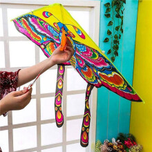 3X Kleurrijke Kite Long Tail Nylon Outdoor Vliegers Vliegen Speelgoed voor Kinderen Kids Kite Surf met 50M Kite  Hoge Kwaliteit