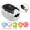 Tragbares Fingertip-Oximeter Blutsauerstoffmonitor AD901, Weiß, Bluetooth 3
