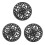 3X Trivet Redondo de Ferro Fundido 6,7 Polegadas com Isolamento TéRmico e Antiderrapante Suportes para Panelas para DecoraçãO de Mesa de Jantar de 1