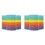 36Pcs Plastic Regular Mouth Jar Lids for , Kerr and More with Rings - Colored Plastic Storage Cap 1