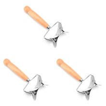 3X Edelstahl-Knödel-Wrapper, Haut-Teigschneider, Kreiswalze, Ravioli-Knödel-Hersteller, Schneider, Gebäck-Schneidwerkzeug