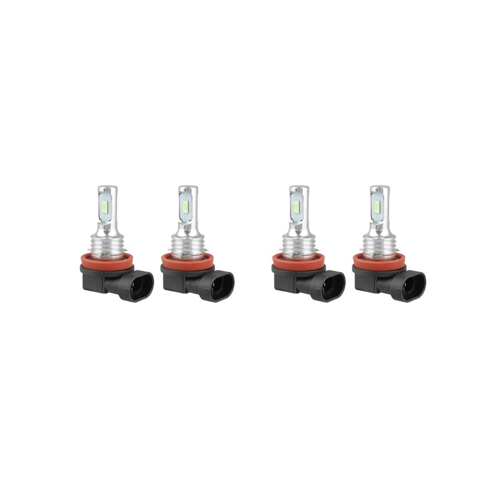4X Super Bright H8 H9 H11 Led Head Bulb Kit High/Low 8000Lm 8000K Ice 80W Light 6031896150887