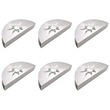 6X Paper Towel Holder Stainless Steel Napkin Holder Fanshaped Organizer Container