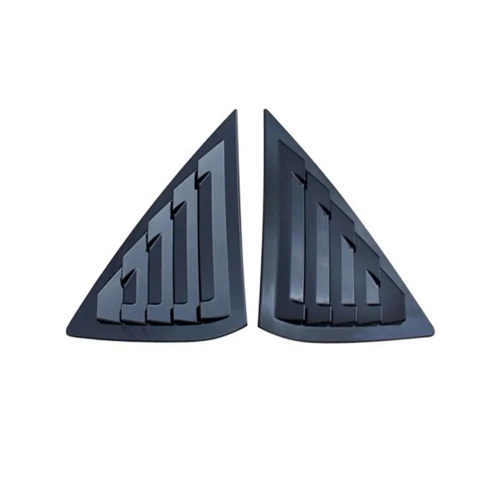 Car Rear Window Louver For Nissan Sentra 20132019, Gloss Carbon Fiber Vent Trim, Sporty Fit Black 9771547620921