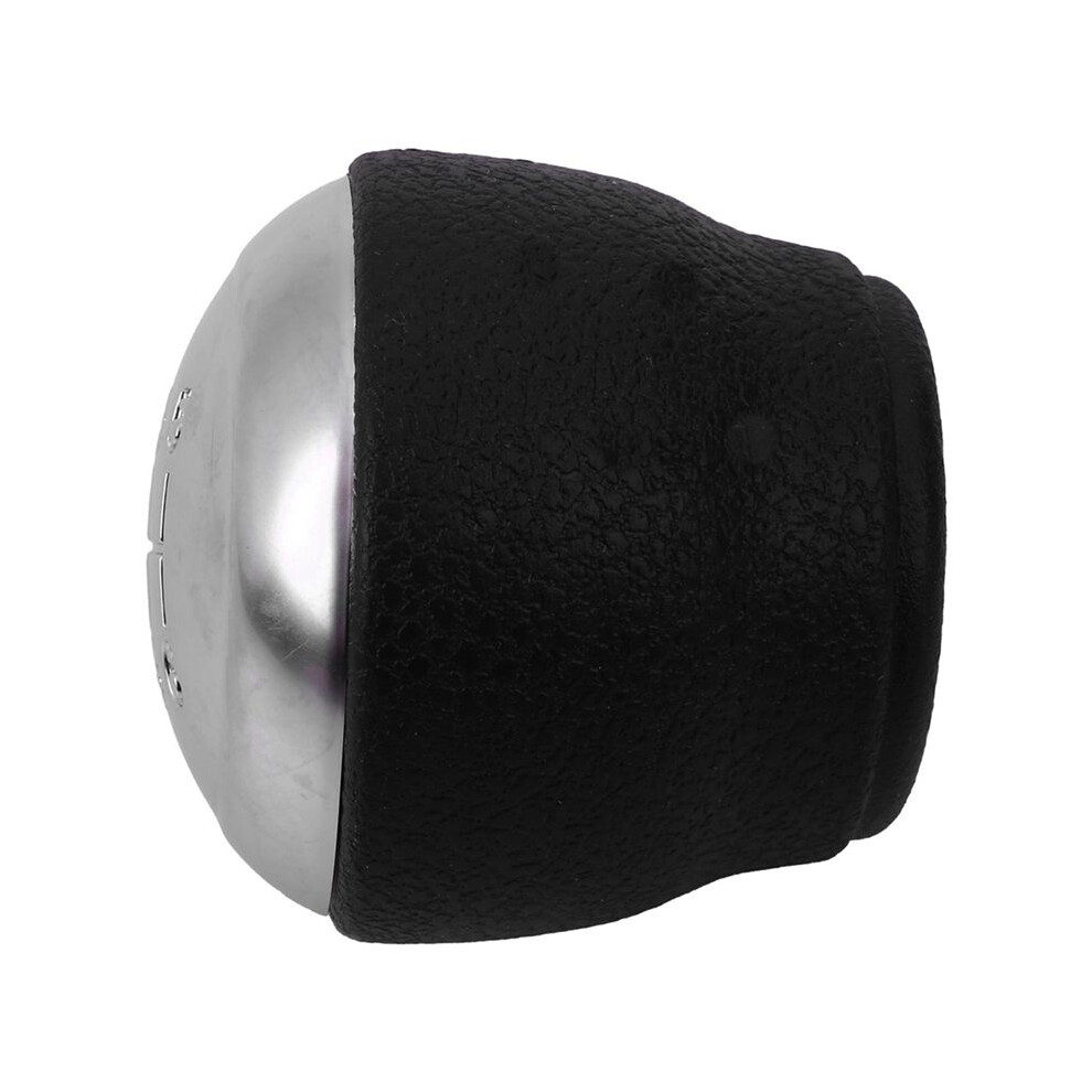 5X 6 Speed Car Mt Leather Gear Shift Knob Lever Shifter Handle Stick For For Santa Fe For K5 Silver 4711803395113