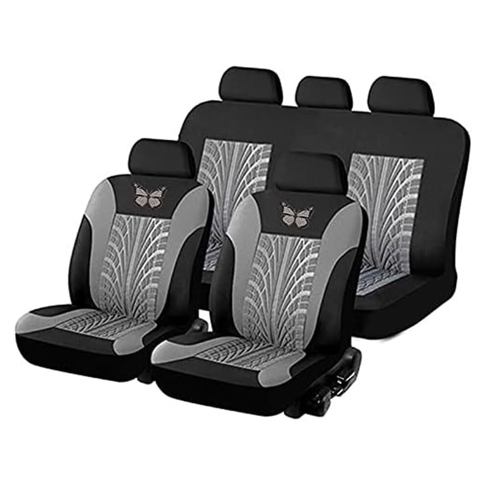 Car Seat Covers For Mitsubishi Eclipse Cross 20182025 Full Set Breathable Nonslip Bgray 9073542695691