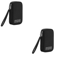 2X Electronic Organizer, Travel Cable Organizer Bag Pouch Portable Electronic Phone Storage Multifunction Case