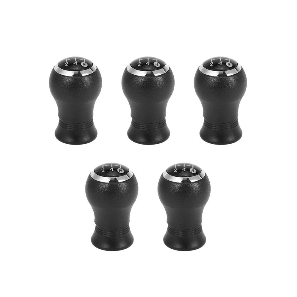 5X 5 Speed Manual Gear Shift Knob Handball For Yaris Auris 2005 2006 2007 2008 2009 2010 Black 4711474086068