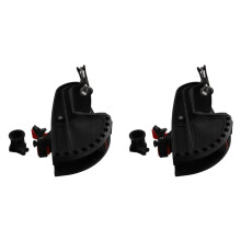 2X Electric Outboard Motor Bracket Hinge Kit Fishing Finder Mount Fits for 28lb 36lb 46lb 50lb Electric Outboard Motors