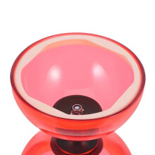 Jouet de Jonglage à Double Roue en Caoutchouc Souple pour Enfants, Jeu D'Extérieur en TPU Cristal Bleu