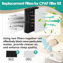 Kit de 120 Filtres de Rechange pour Appareil CPAP pour  Respironics PR System One Série M.