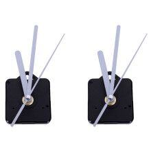 2X Reloj de Pared de Cuarzo Movimiento DIY Piezas del Reloj del Mecanismo Clásico Reloj de Cuarzo Colgante Reloj de Pared Movimiento