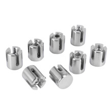 48 Pcs Stainless Steel Wire Rope Green Wall Trellis Fitting Clip 3mm Wire