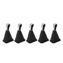 5X 5 Speed Car PU Leather Gear Shift Knob Shifting Gear Cover Shift Gear Boot for Avensis T25 MK2 II 2003-2009