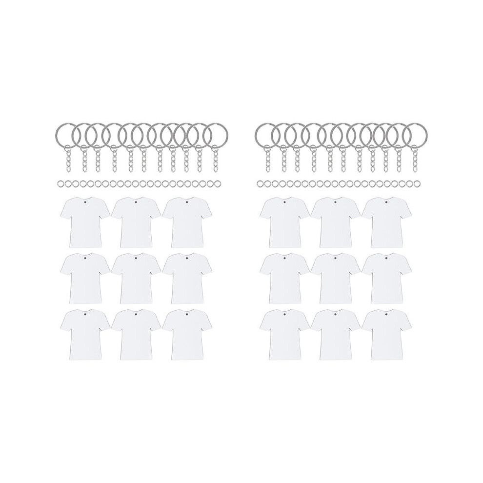 144Pcs Sublimation Keychain Blanks Bulk - Sublimation Blanks Keychain With White Protective Film - Sports Keychain 6032898406903