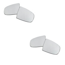 2 Pair Car Rear View Mirror Side Door Mirror Glass Heated + Adjustment for X5 E70 X6 E71 E72 2007-2014 51167174981