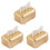 3X Luxe Gouden Tissue Dozen Opslag Servethouder Papier Case Organizer Ornament  Desktop 1