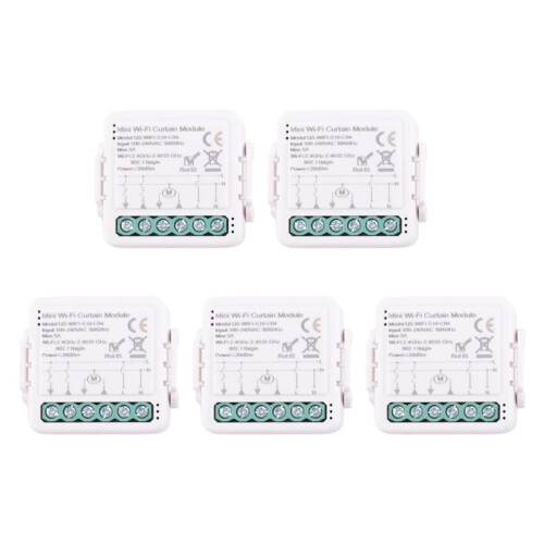 5X Tuya  WiFi Curtain  Module for Roller Shutter Electric Motor  Life APP Remote Control